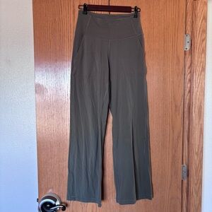 Lululemon Wide Leg Leggings Olive Green